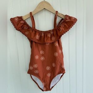 Rylee + Cru Sand Dollar Print One-Piece Swimsuit